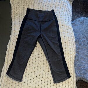 lululemon athletica Gray and Black Leggings